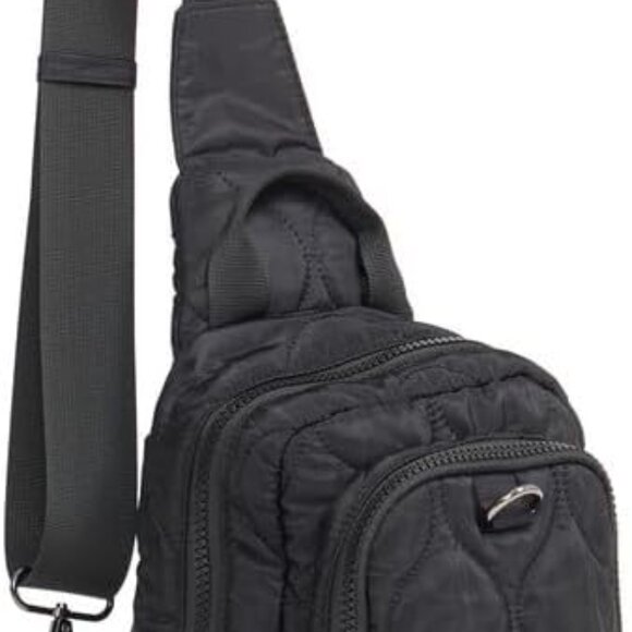 Designer Inspired Women's Sling Backpack - Water-Resistant & Organized Storage - Picture 2 of 4